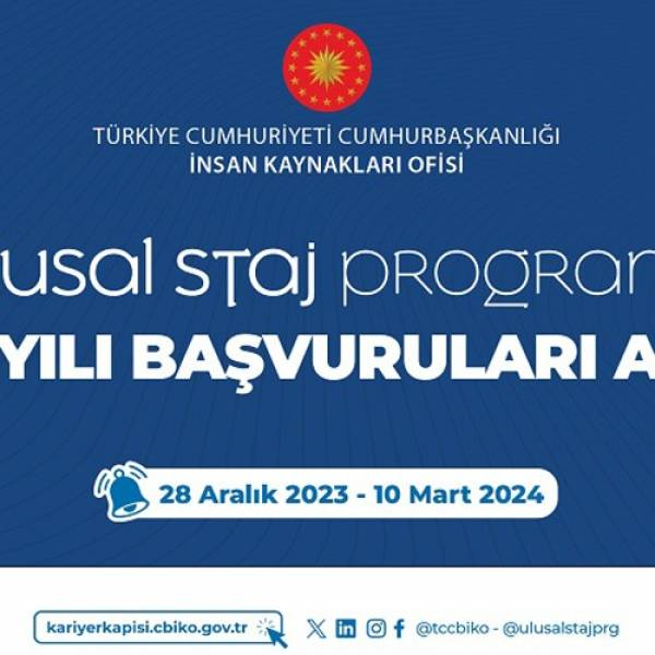 ULUSAL STAJ PROGRAMI DUYURUSU
