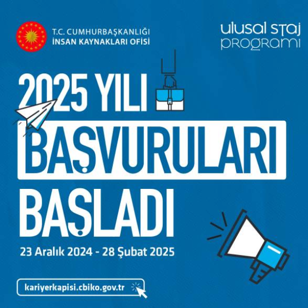ULUSAL STAJ PROGRAMI DUYURUSU